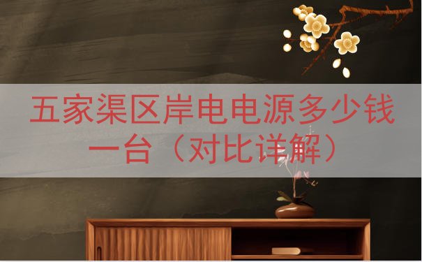 五家渠区岸电电源多少钱一台（对比详解）